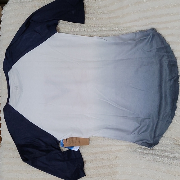 NEW University of Virginia Cavaliers Women Tshirt V-Saber Ombre 3/4 slv Raglan M - Picture 2 of 5